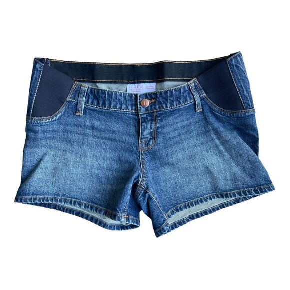Isabel Maternity by Ingrid & Isabel Pants - NEW Isabel Maternity Jean Shorts by Ingrid & Isabel Size 6 Elastic Under Belly